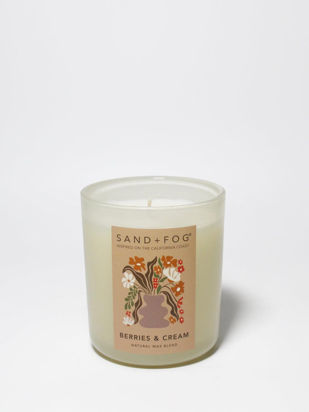 Berries & Cream 10 oz aromatic scented candle