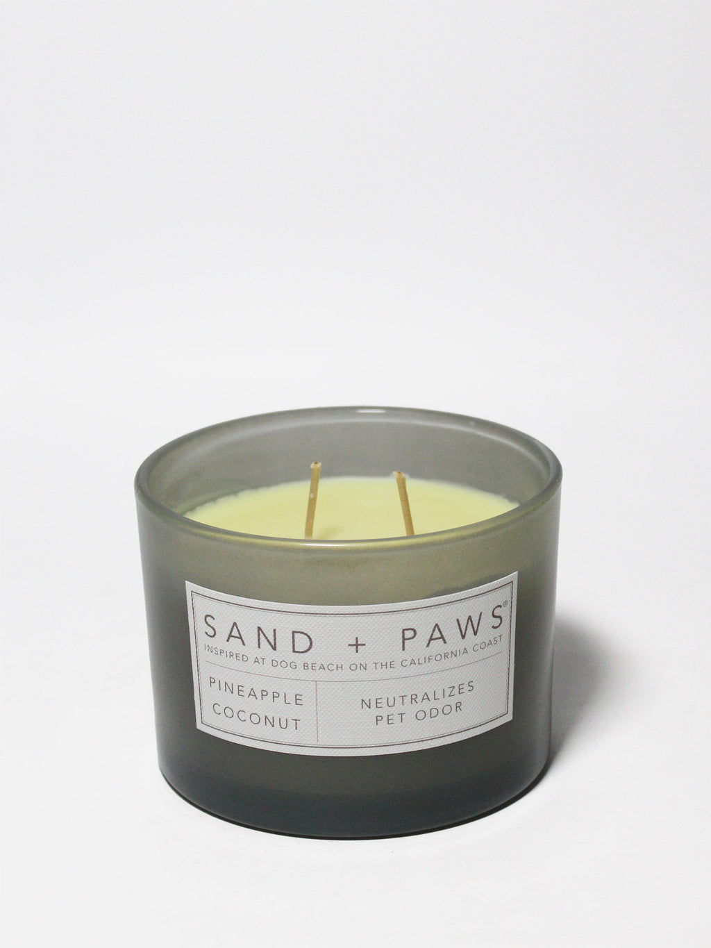 Sand + Paws Pineapple Coconut 12 oz aromatic scented candle