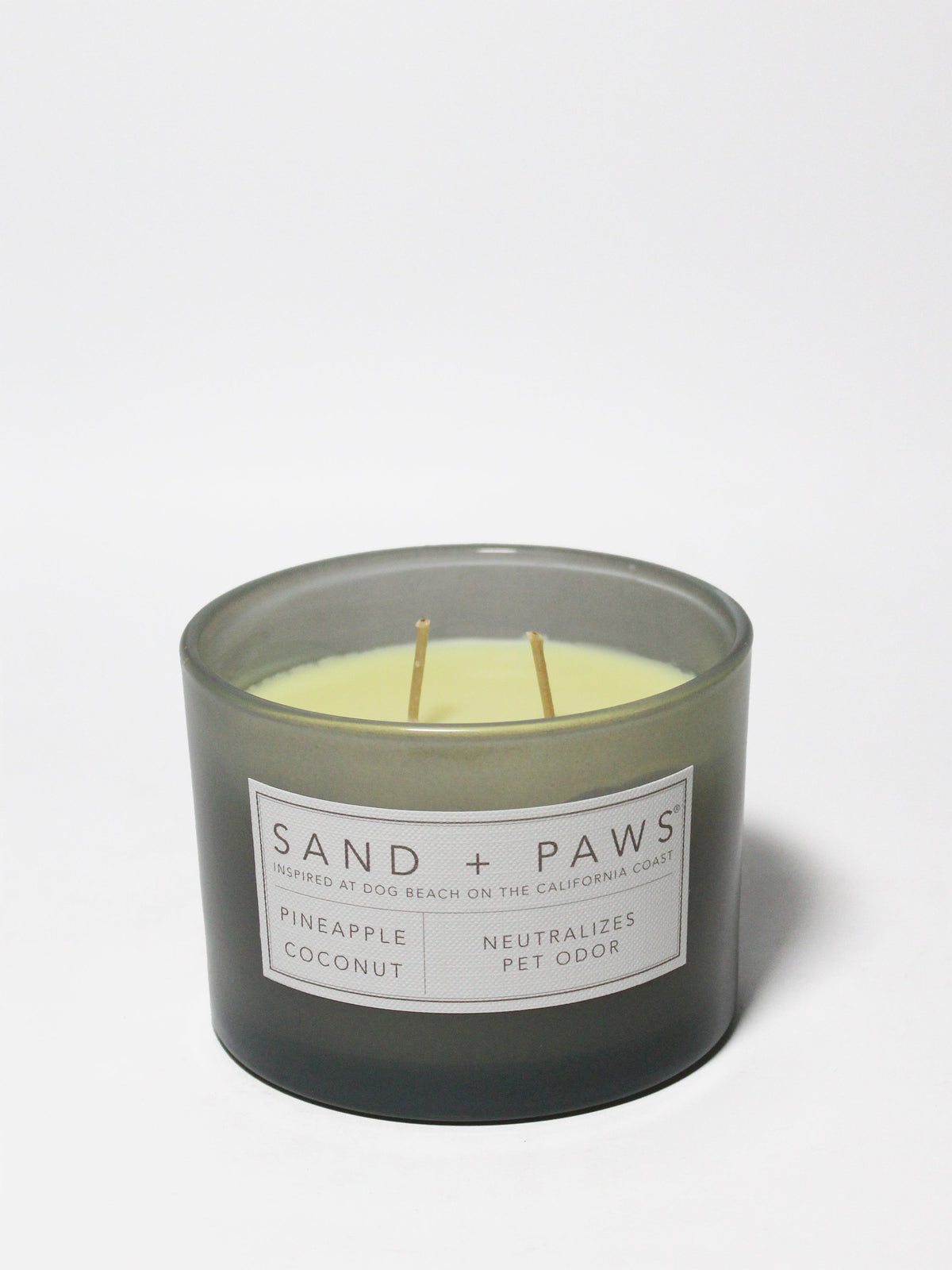 Sand + Paws Pineapple Coconut 12 oz aromatic scented candle