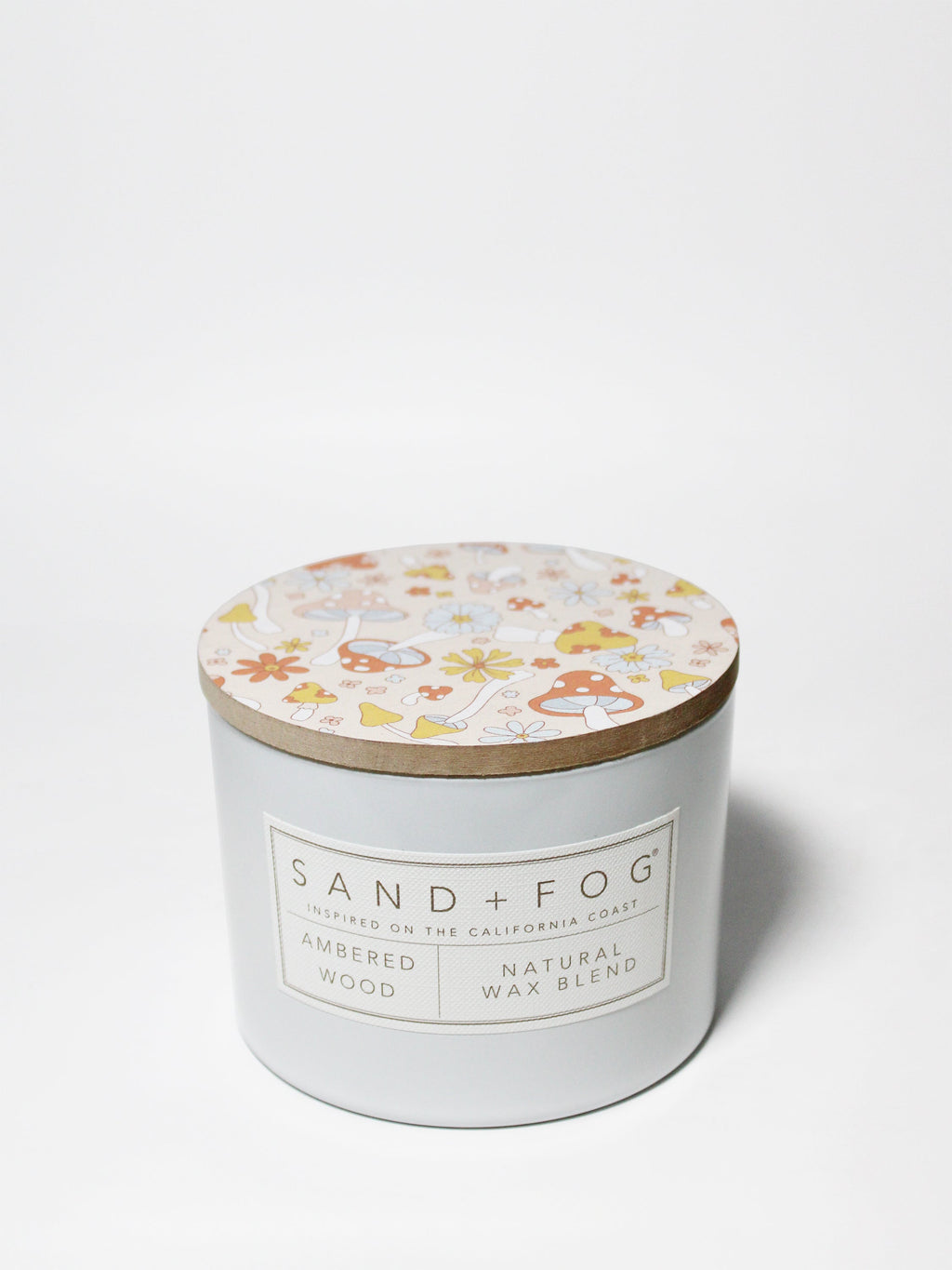 Ambered Wood 12 oz aromatic scented candle