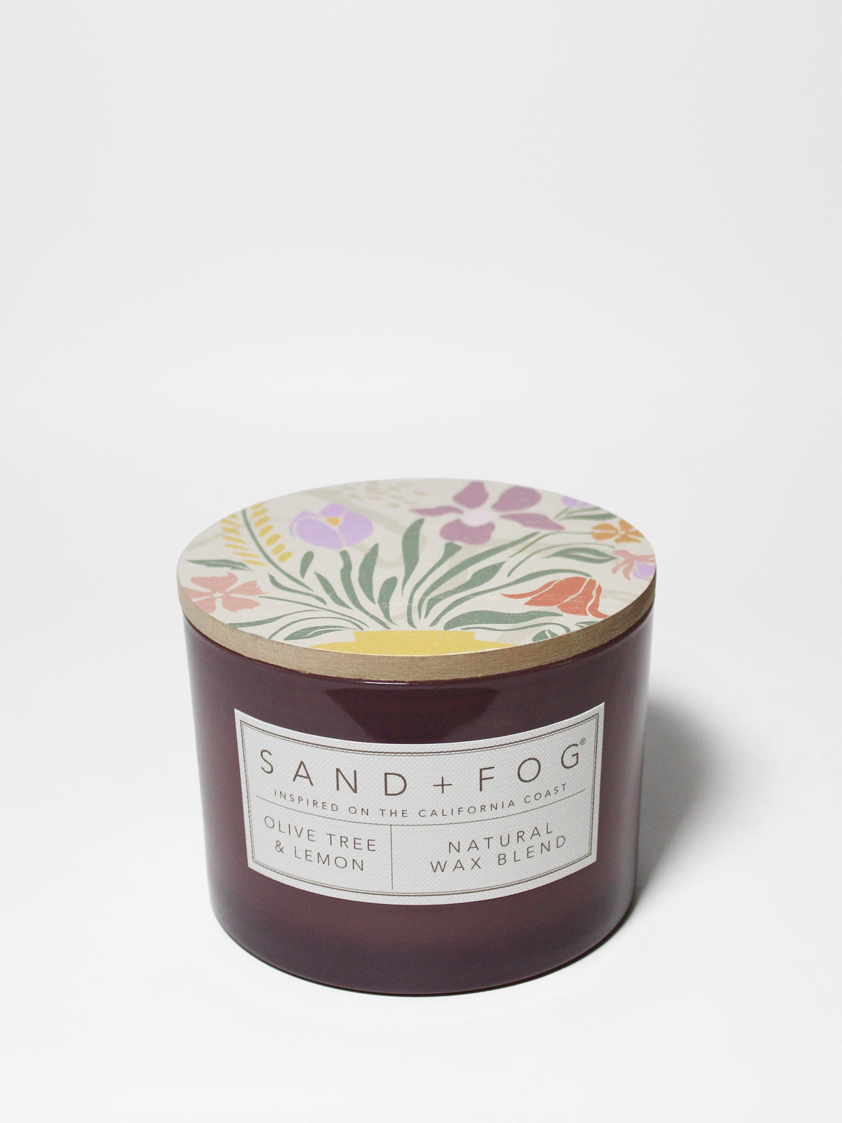 Olive Tree & Lemon 12 oz aromatic scented candle