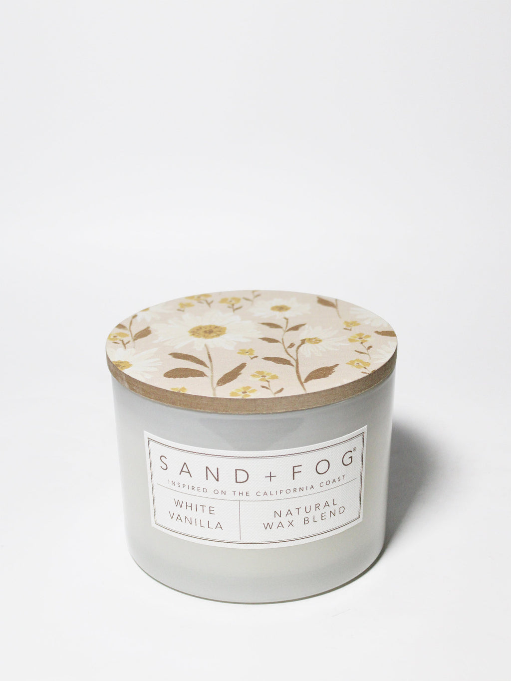 White Vanilla 12 oz aromatic scented candle