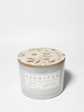 White Vanilla 12 oz aromatic scented candle