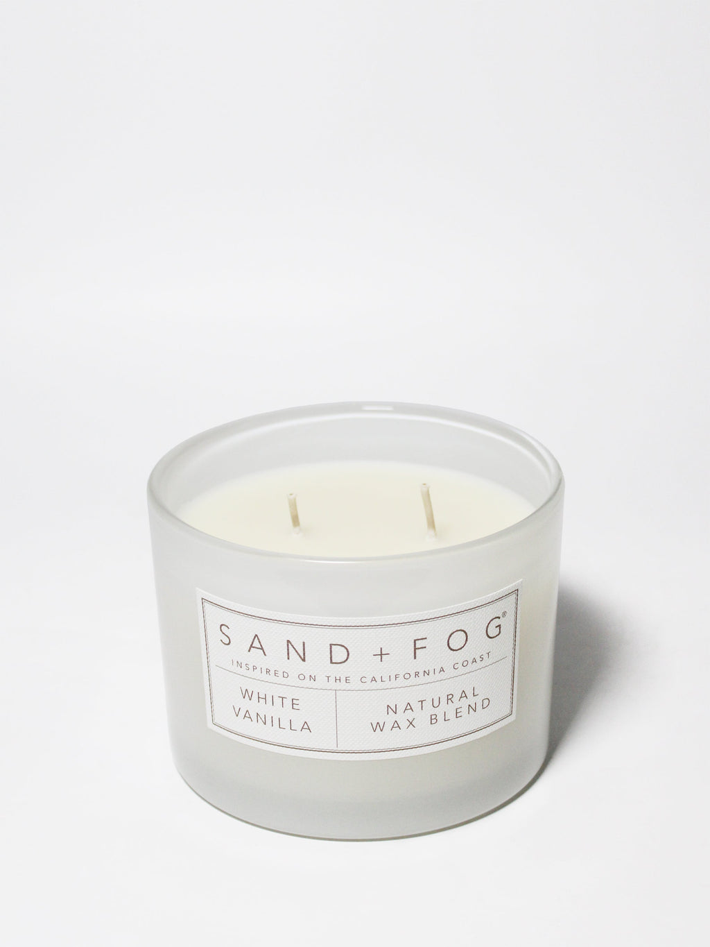 White Vanilla 12 oz aromatic scented candle