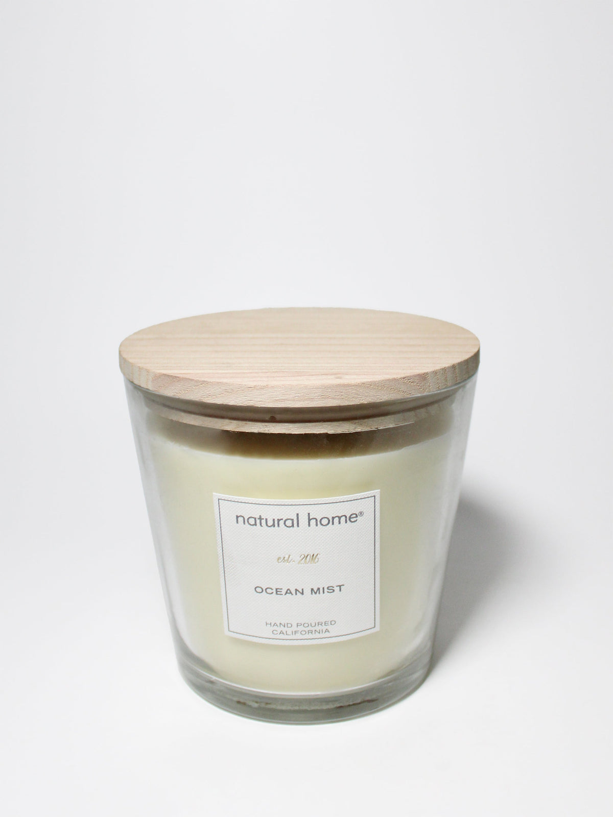 Ocean Mist Natural Home 31 oz aromatic scented candle
