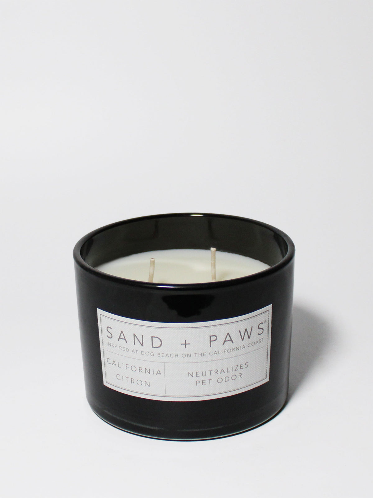 Sand + Paws California Citron 12 oz aromatic scented candle