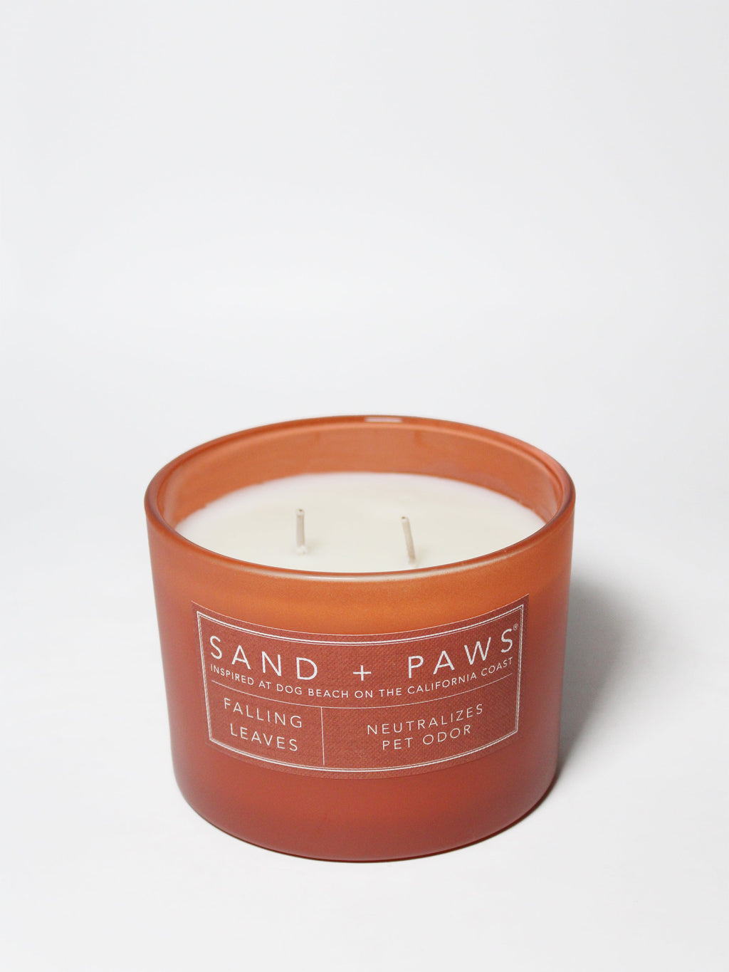 Sand + Paws Falling Leaves 12 oz aromatic scented candle