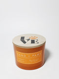 Sand + Paws Harvest Wreath 12 oz aromatic scented candle