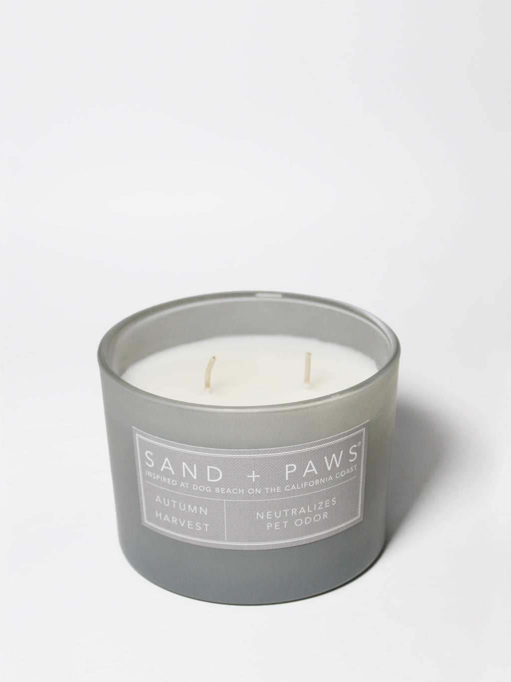 Sand + Paws Autumn Harvest 12 oz aromatic scented candle