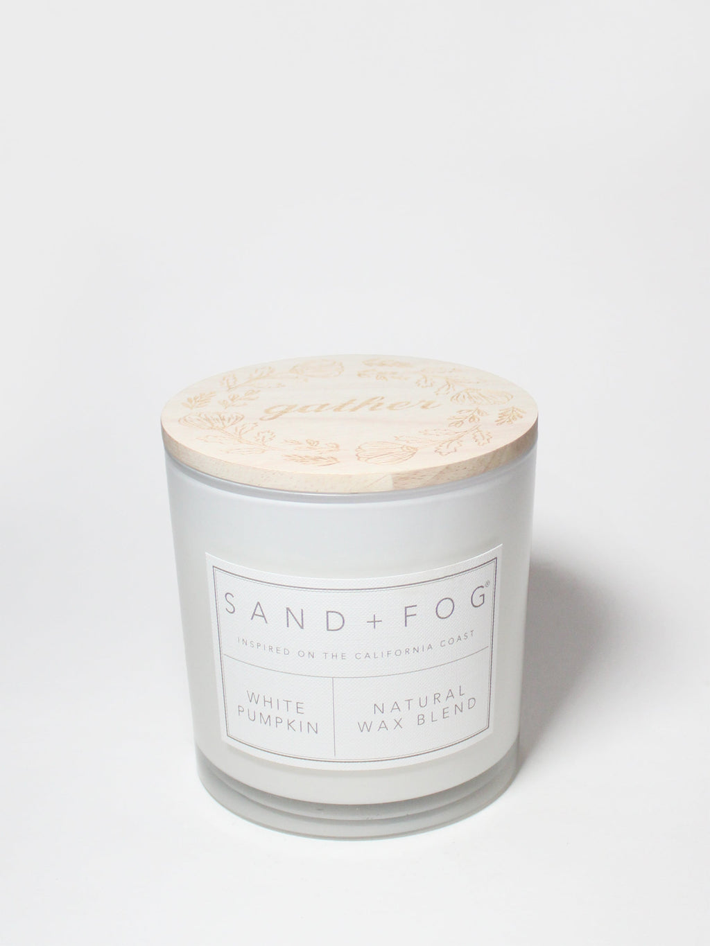 White Pumpkin 21 oz aromatic scented candle