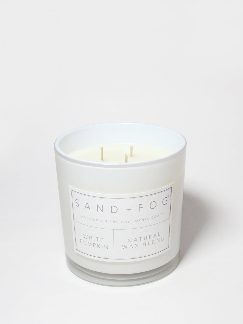 White Pumpkin 21 oz aromatic scented candle
