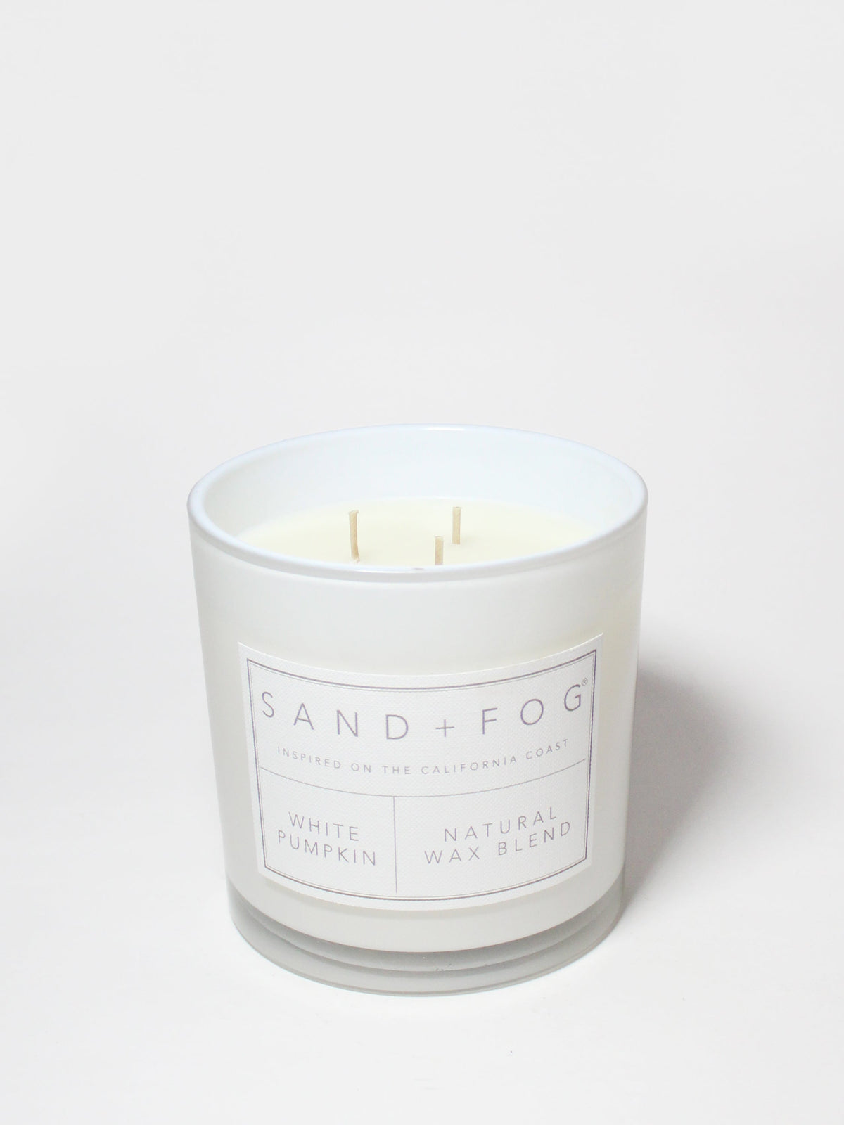 White Pumpkin 21 oz aromatic scented candle