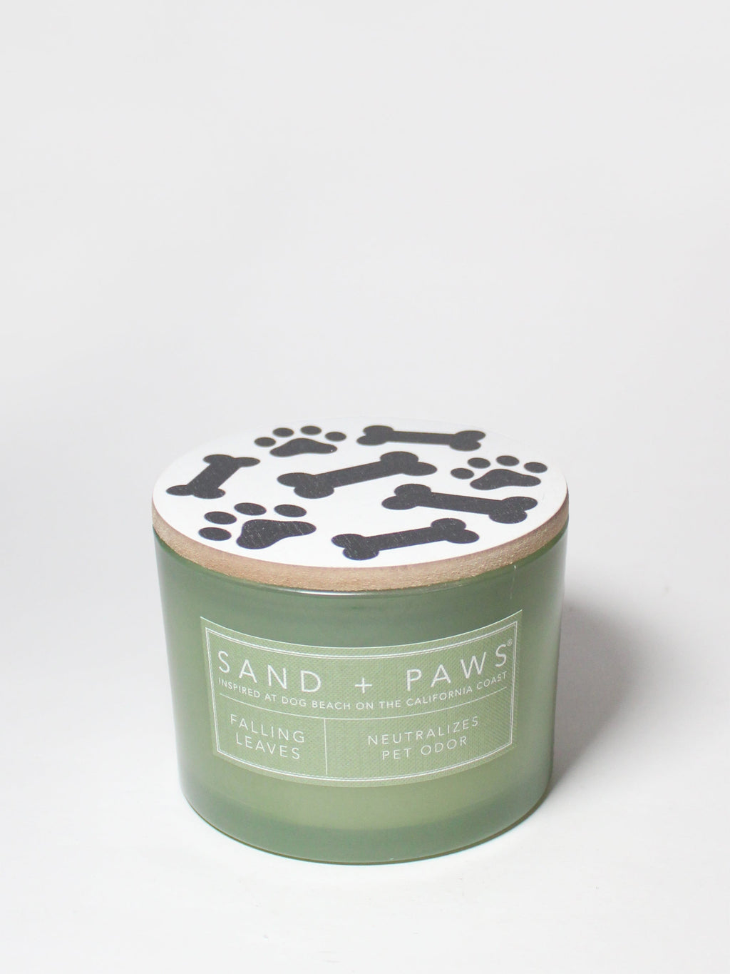 Sand + Paws Falling Leaves 12 oz aromatic scented candle
