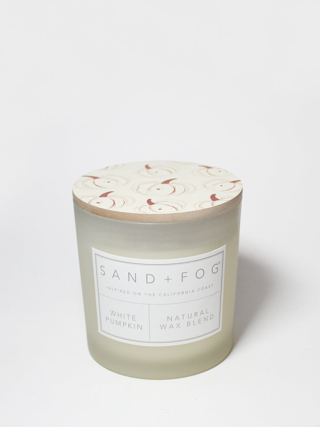 White Pumpkin 21 oz aromatic scented candle