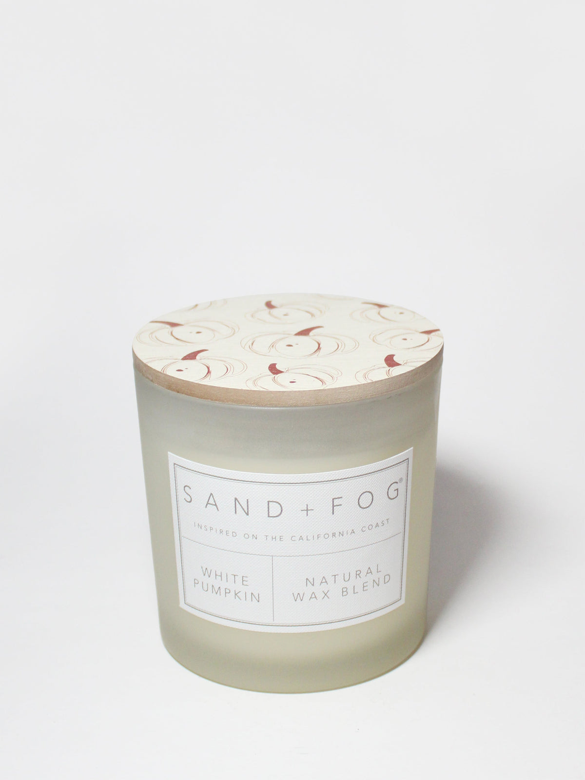 White Pumpkin 21 oz aromatic scented candle
