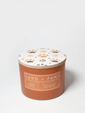 Sand + Paws Amber & Fig 12 oz aromatic scented candle