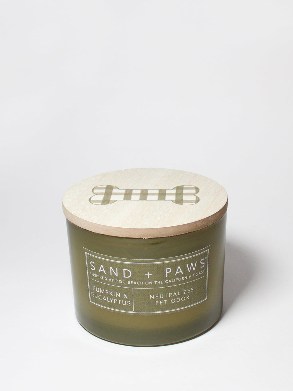 Sand + Paws Pumpkin & Eucalyptus 12 oz aromatic scented candle