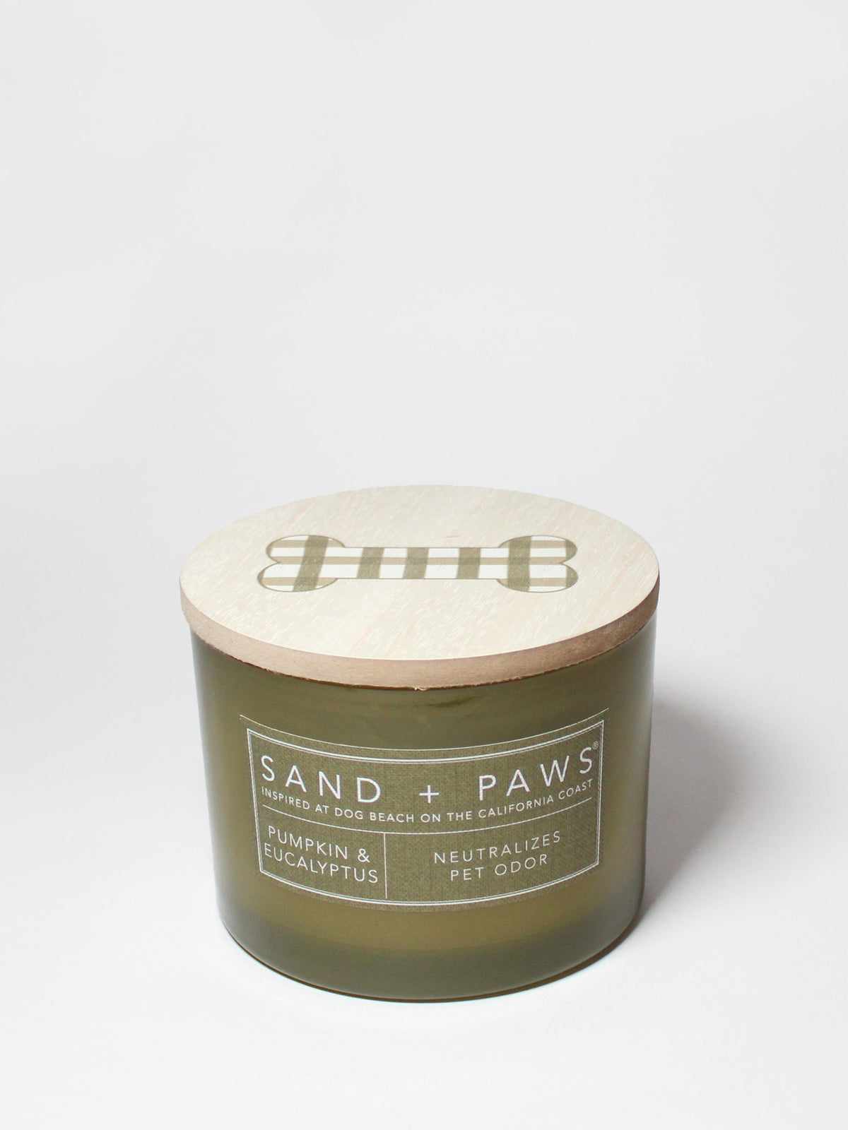 Sand + Paws Pumpkin & Eucalyptus 12 oz aromatic scented candle