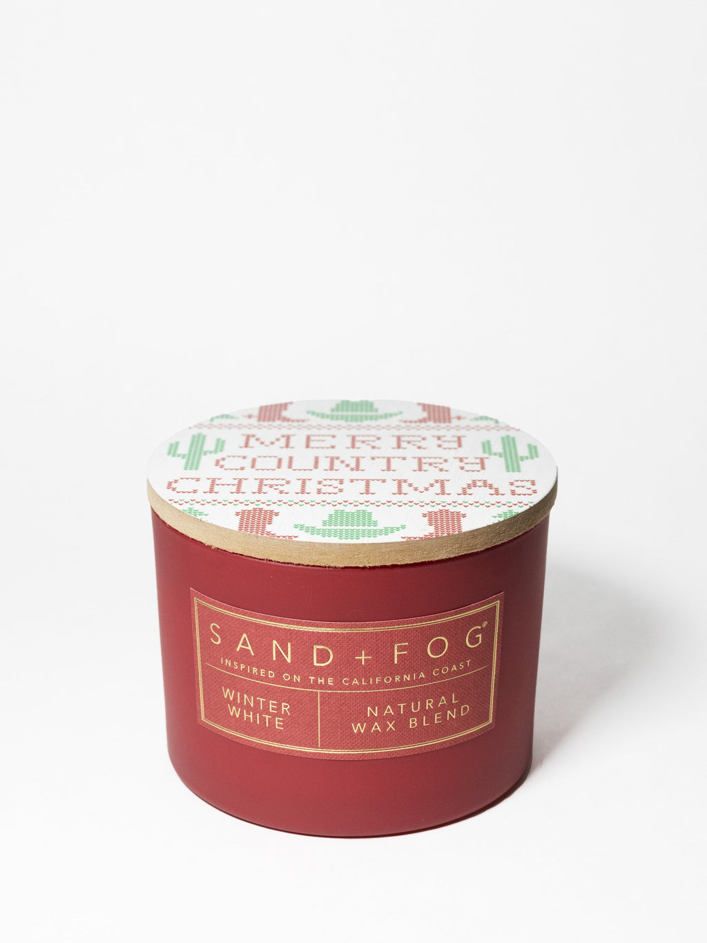 Winter White 12 oz aromatic scented candle