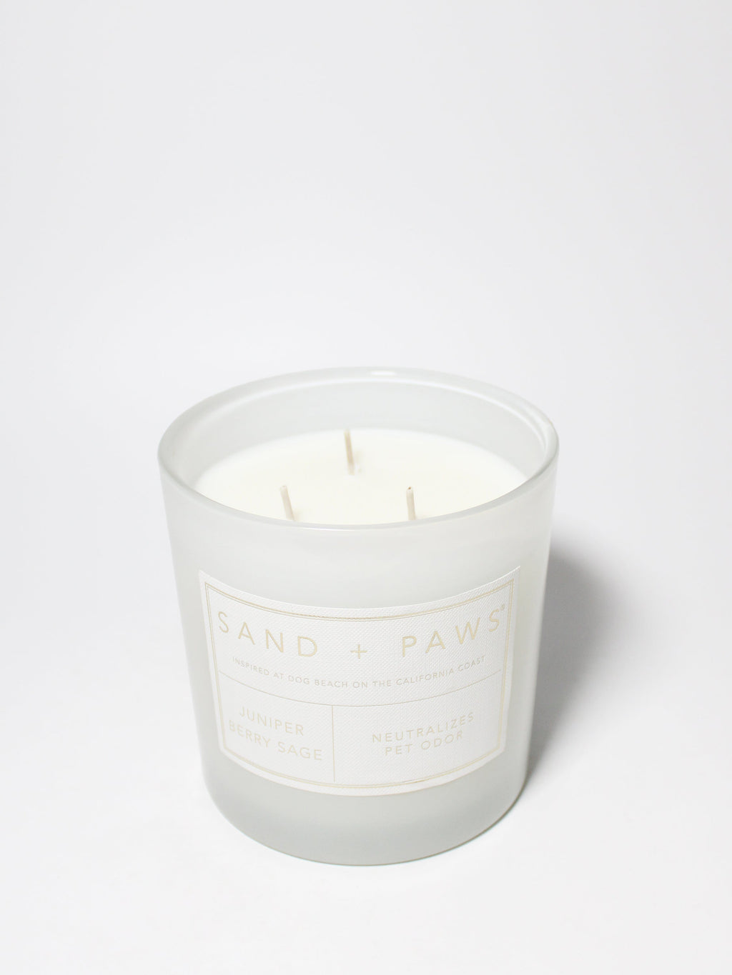Sand + Paws Juniper Berry Sage 21 oz aromatic scented candle