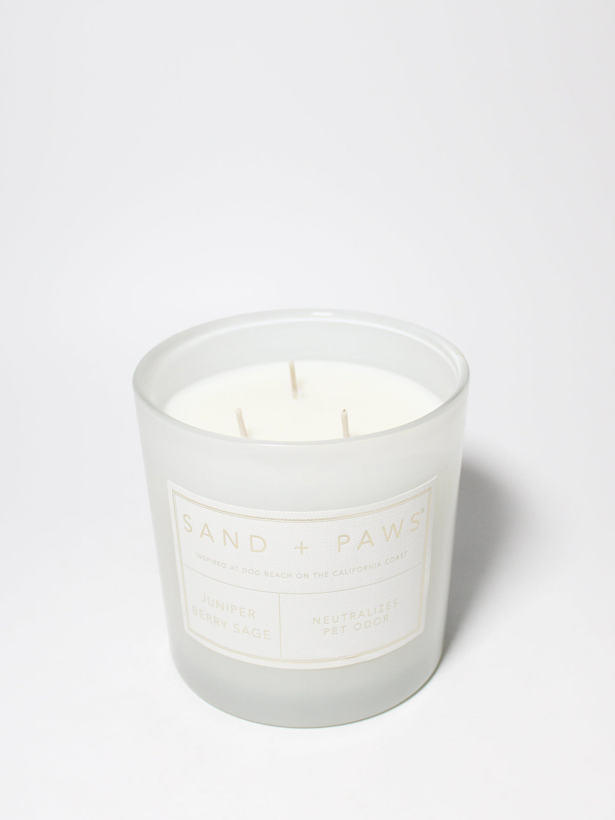 Sand + Paws Juniper Berry Sage 21 oz aromatic scented candle