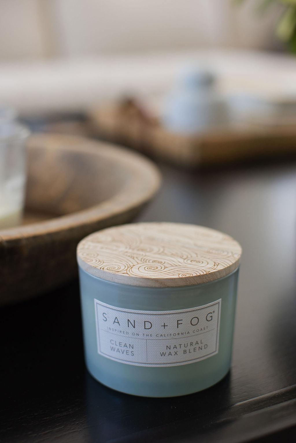Clean Waves 12 oz aromatic scented candle