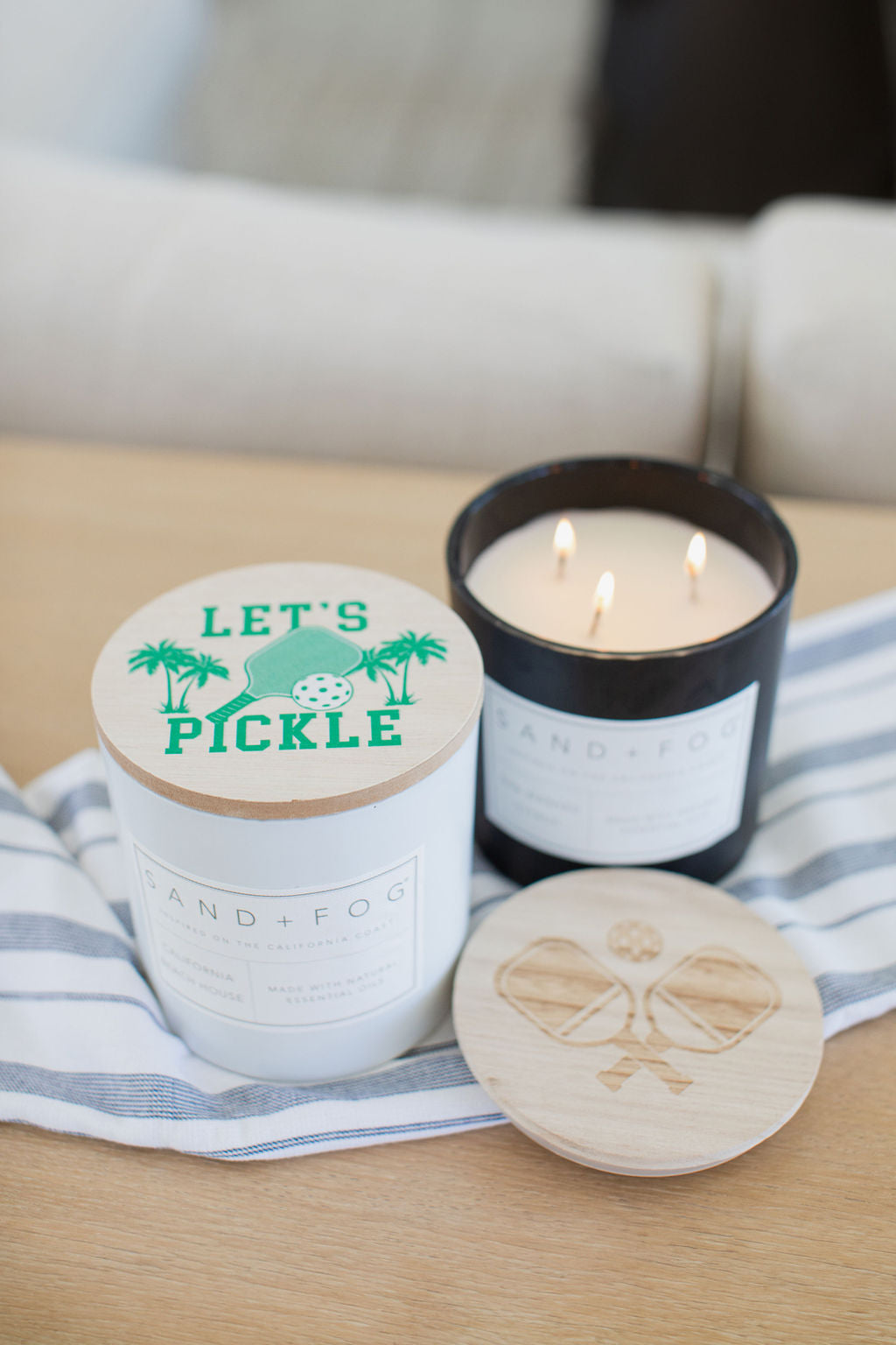 California Beach House 21 oz aromatic scented candle