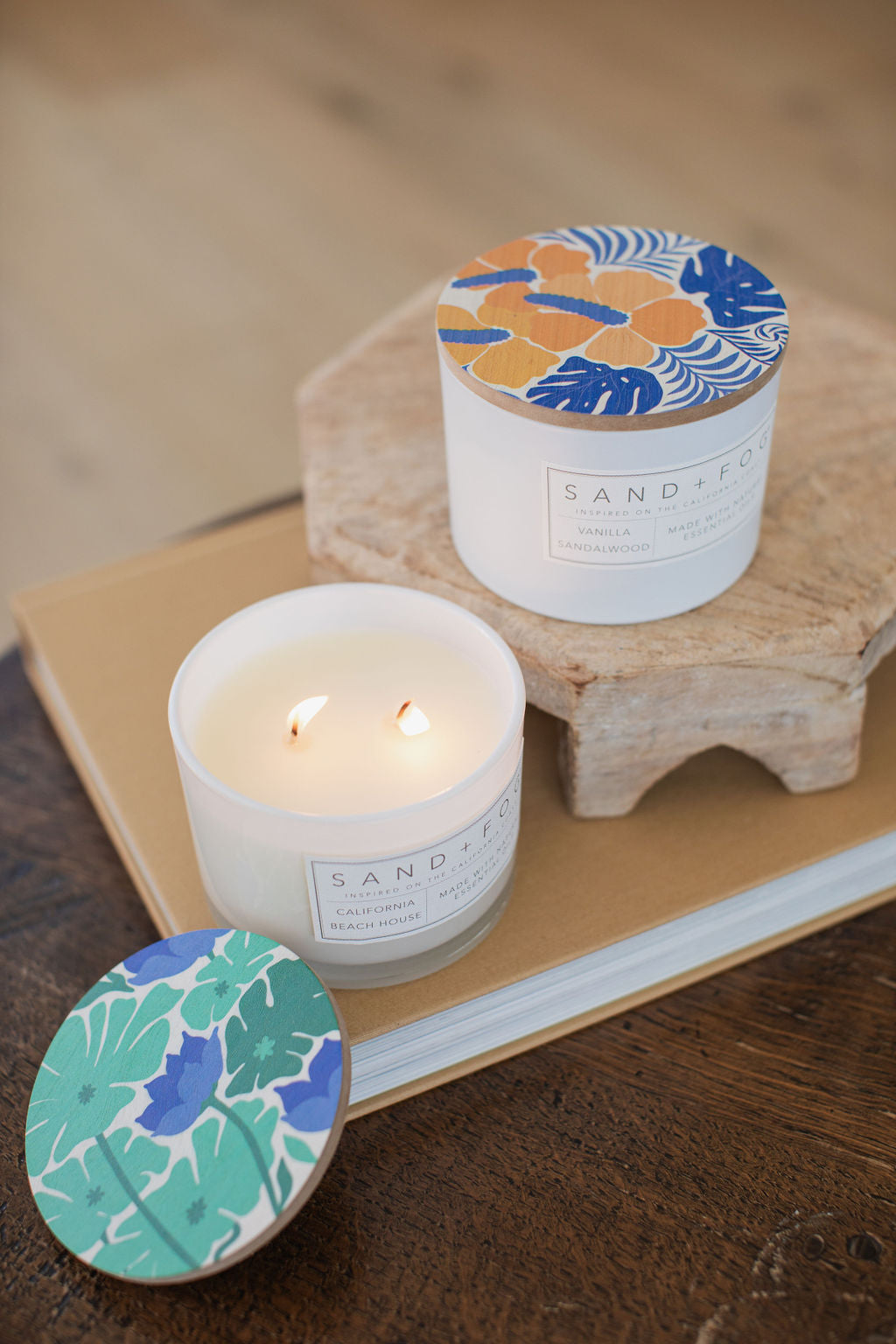 Vanilla Sandalwood 12 oz aromatic scented candle