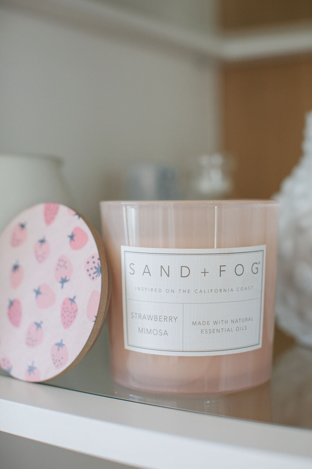 Strawberry Mimosa 21 oz aromatic scented candle