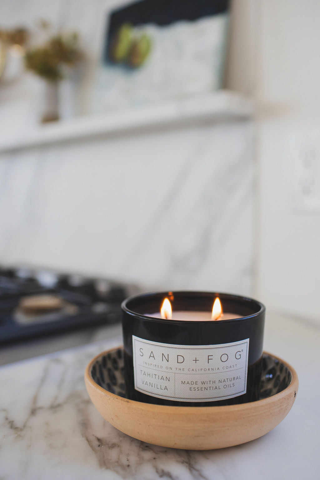 Tahitian Vanilla 12 oz aromatic scented candle