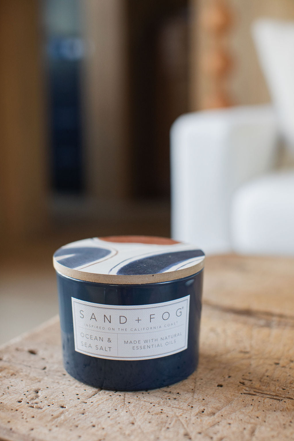 Ocean & Sea Salt 12 oz aromatic scented candle