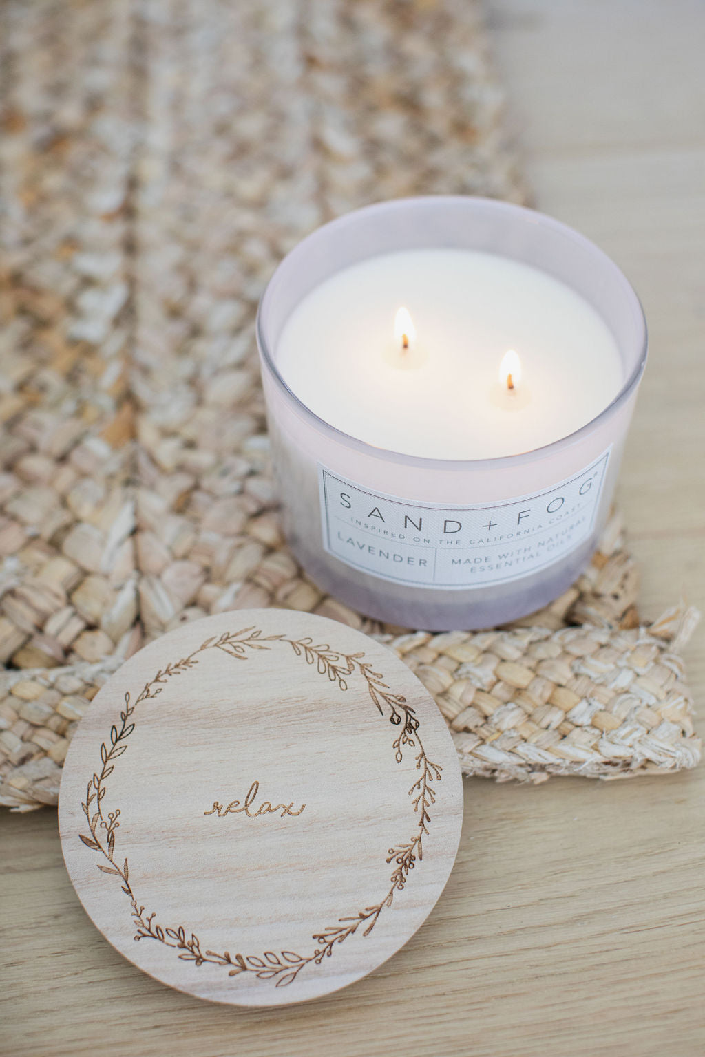 Lavender 12 oz aromatic scented candle