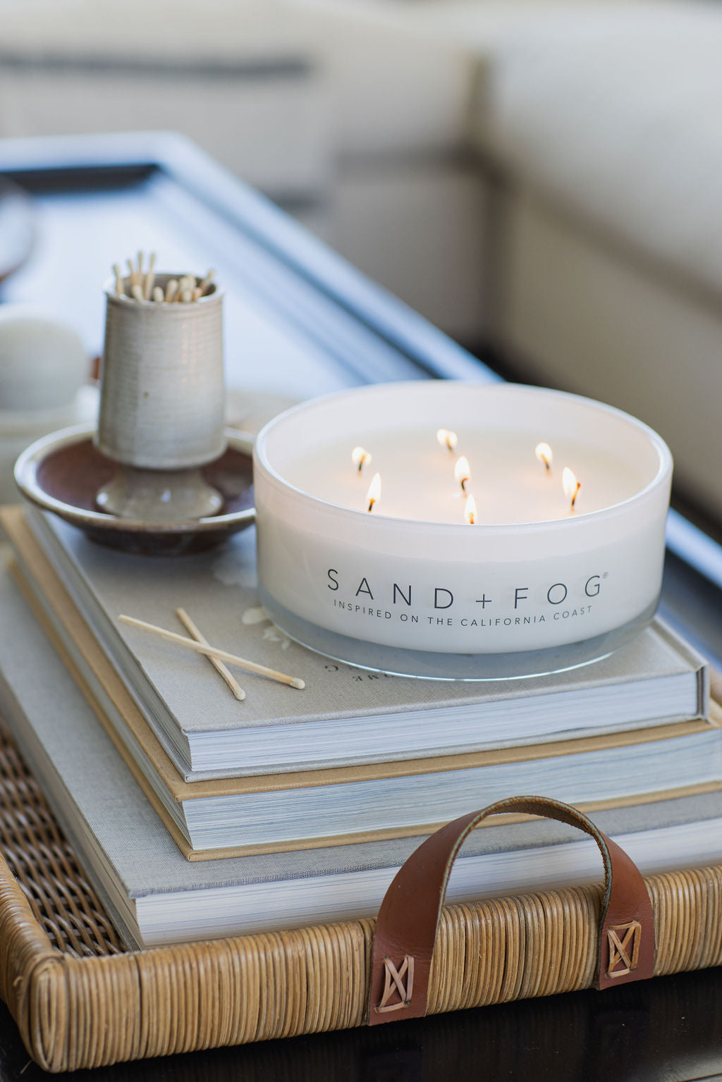 Ocean Mist 34 oz aromatic scented candle