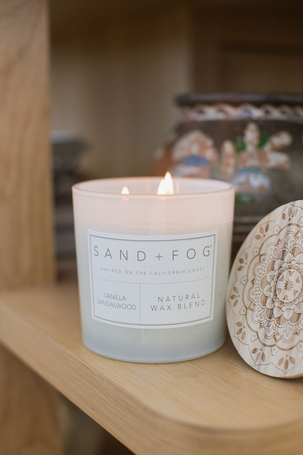 Vanilla Sandalwood 21 oz aromatic scented candle