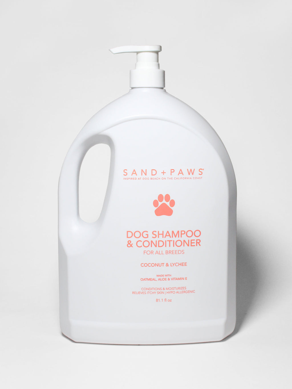 Sand + Paws Gentle Pet Shampoo & Conditioner - Coconut & Lychee