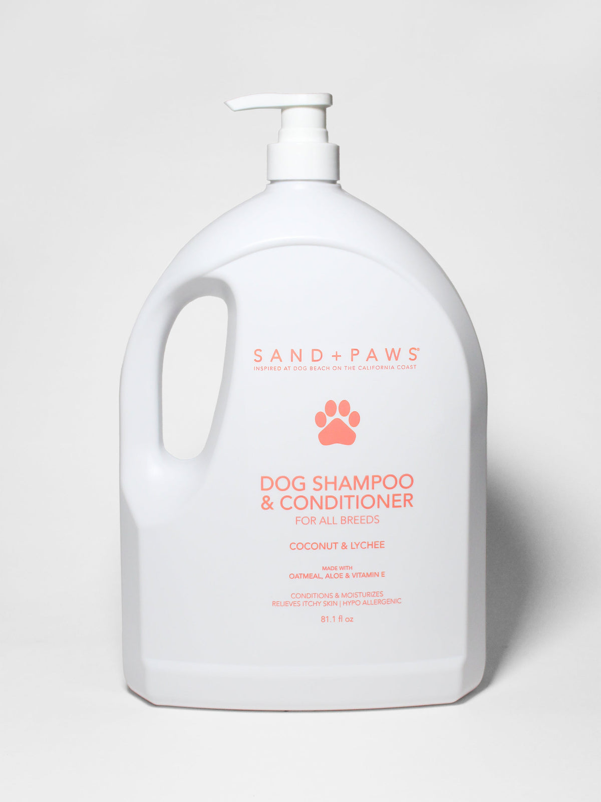 Sand + Paws Gentle Pet Shampoo & Conditioner - Coconut & Lychee