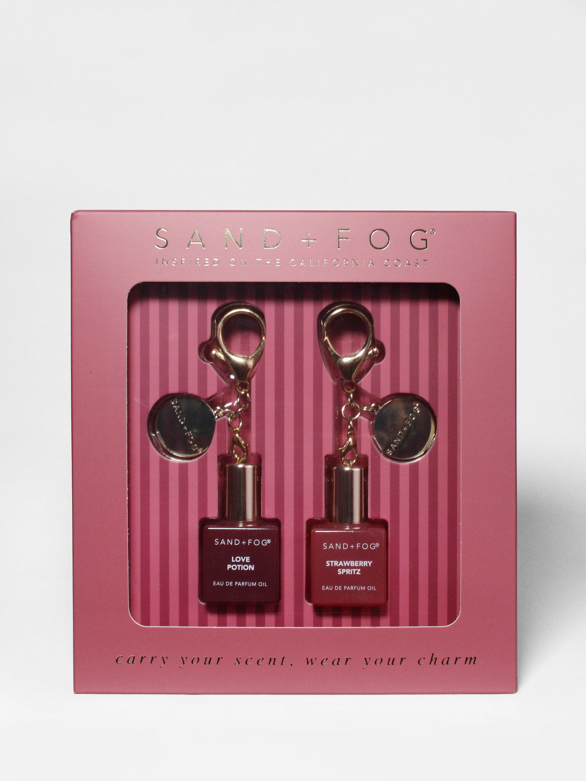 Bag Charm Curated Perfume Oil Rollerball Set - Love Potion + Strawberry Spritz