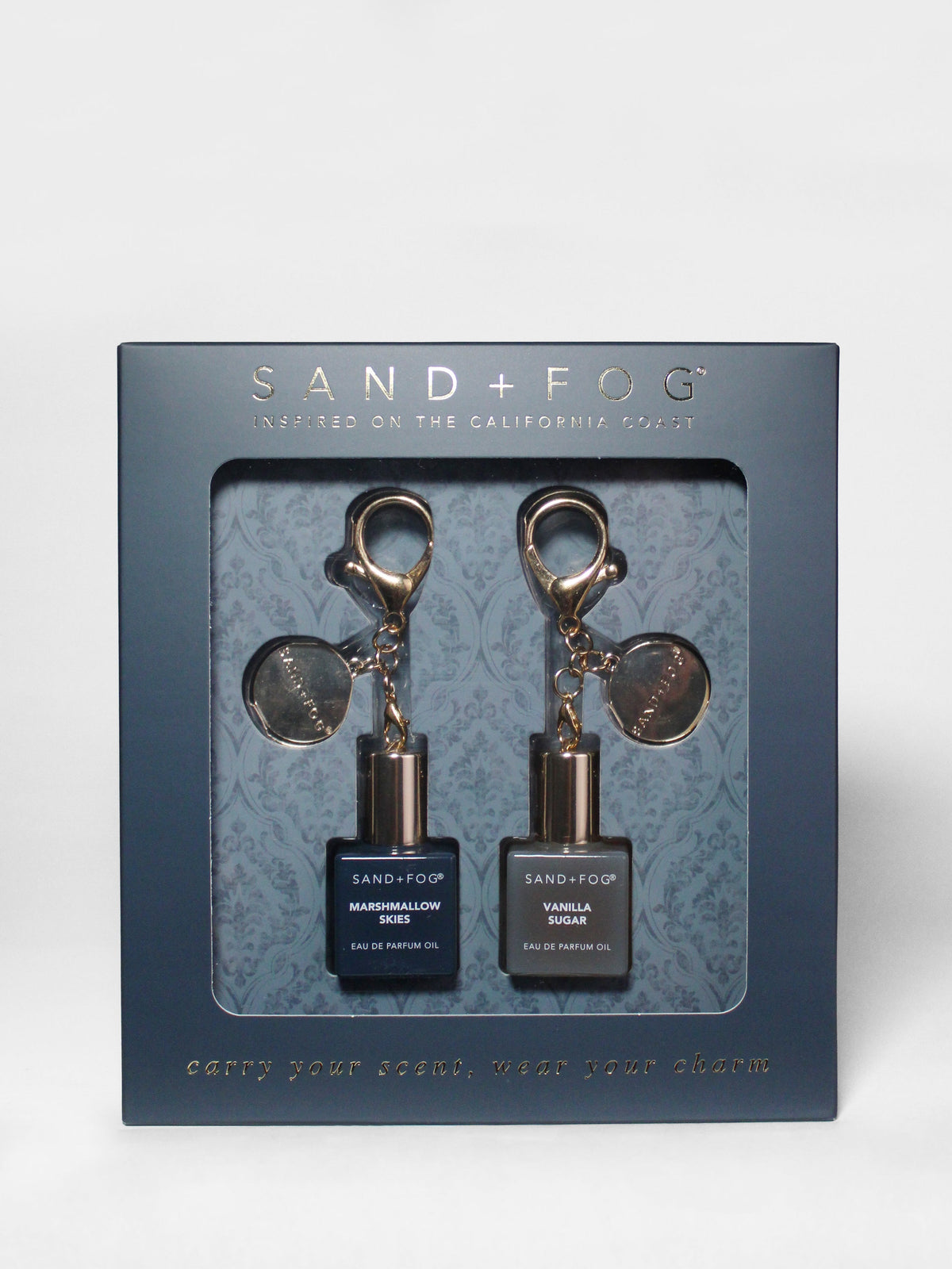 Bag Charm Curated Perfume Oil Rollerball Set - Marshmallow Skies + Vanilla Sugar
