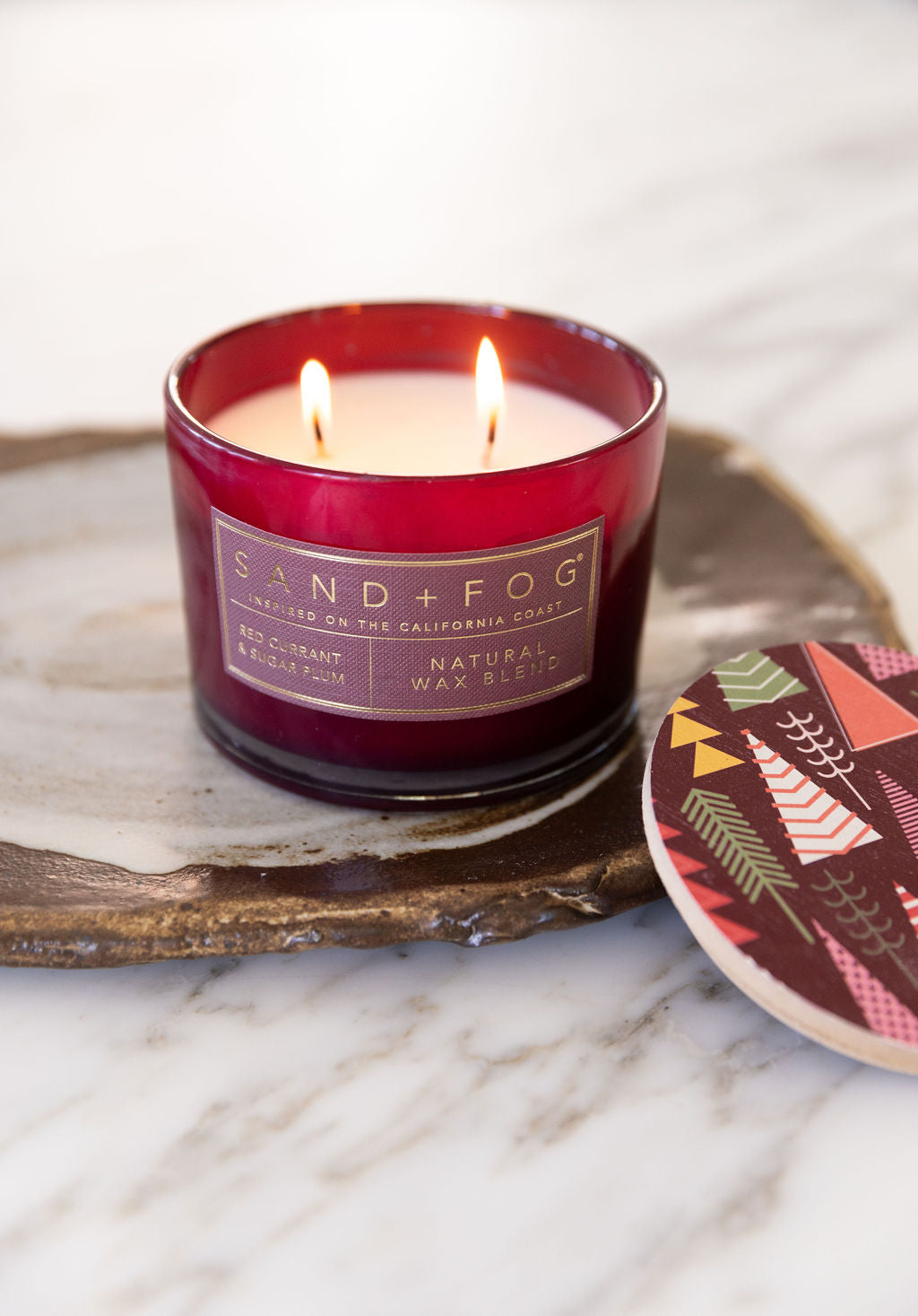 Red Currant & Sugar Plum 12 oz aromatic scented candle