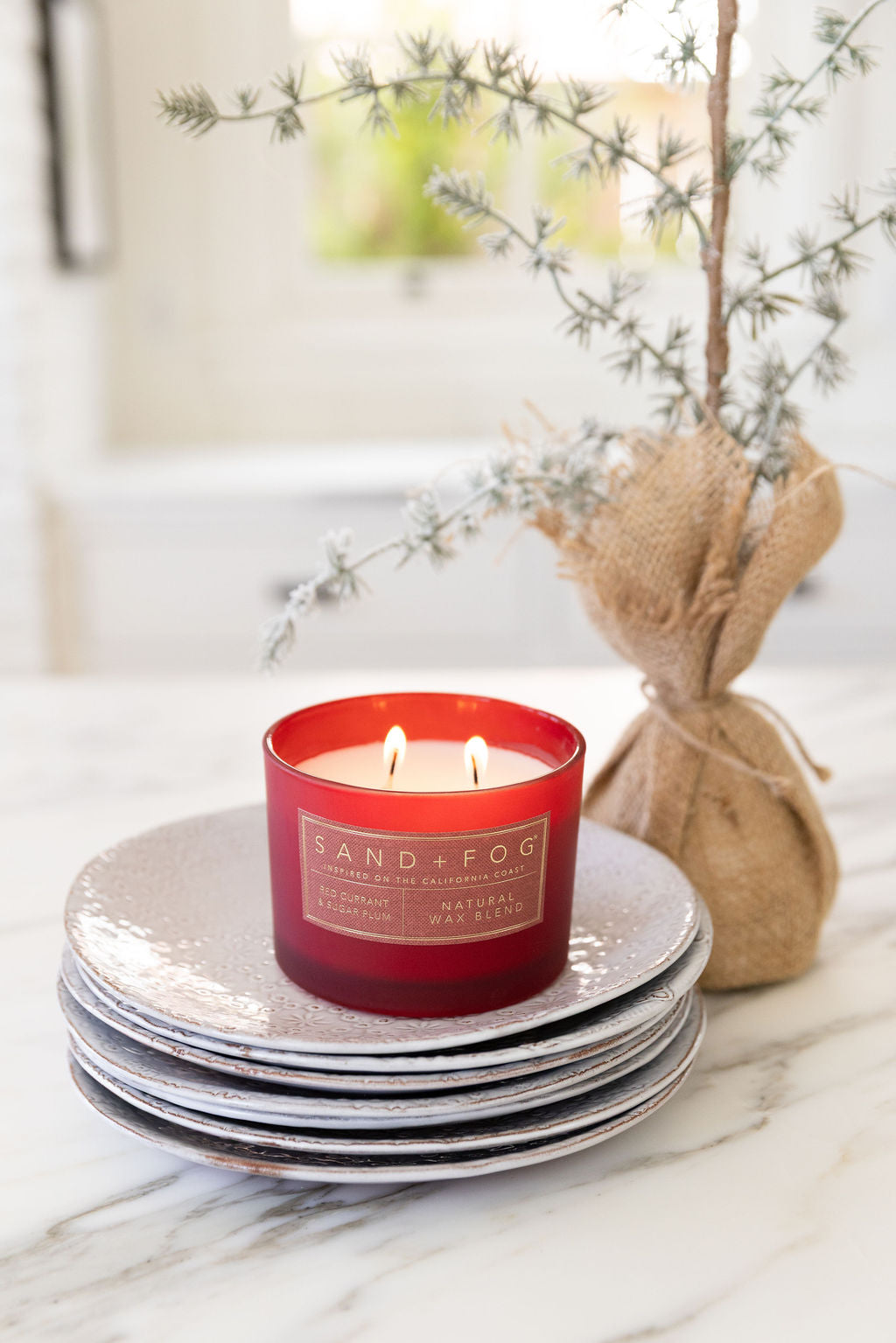 Red Currant & Sugar Plum 12 oz aromatic scented candle