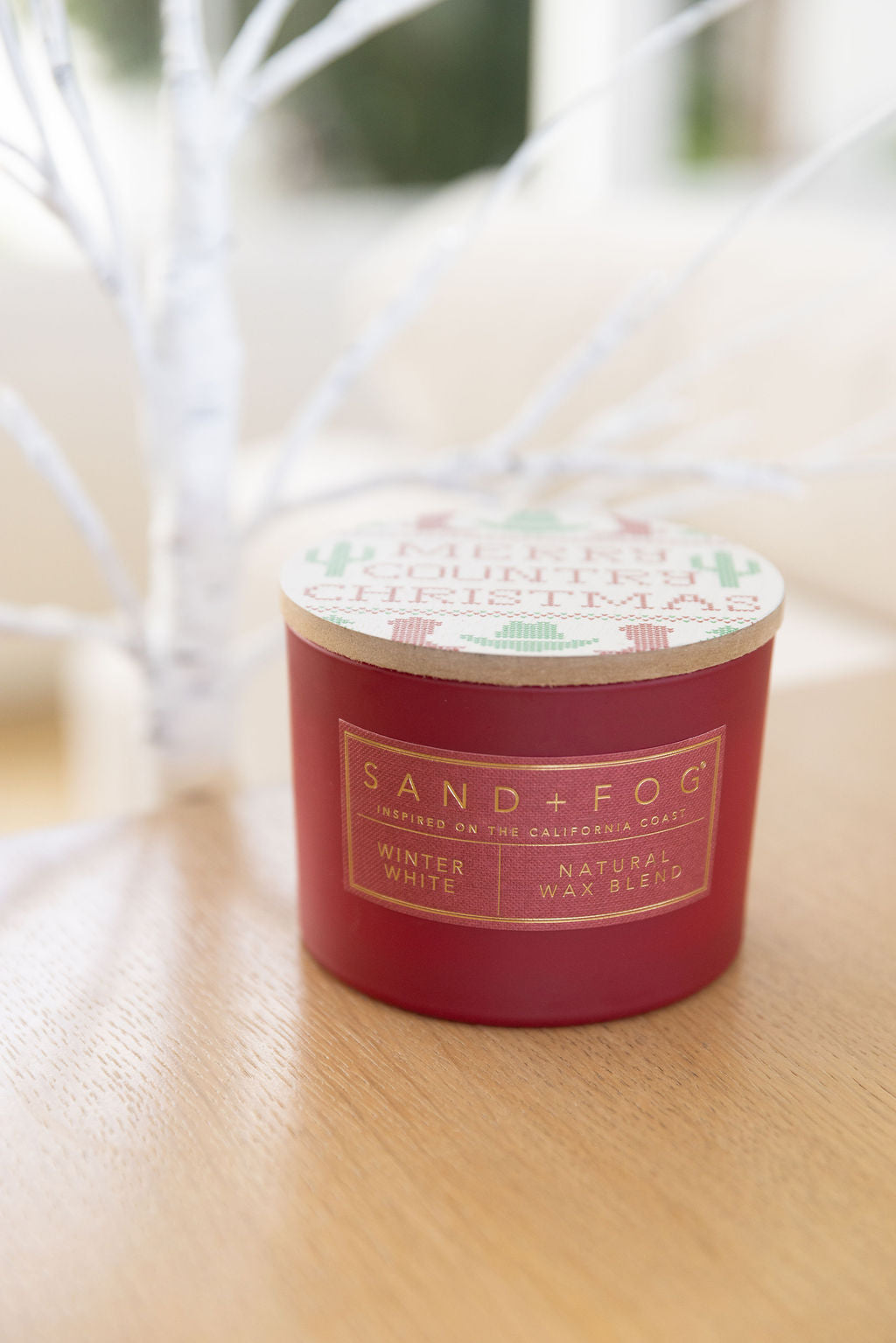Winter White 12 oz aromatic scented candle
