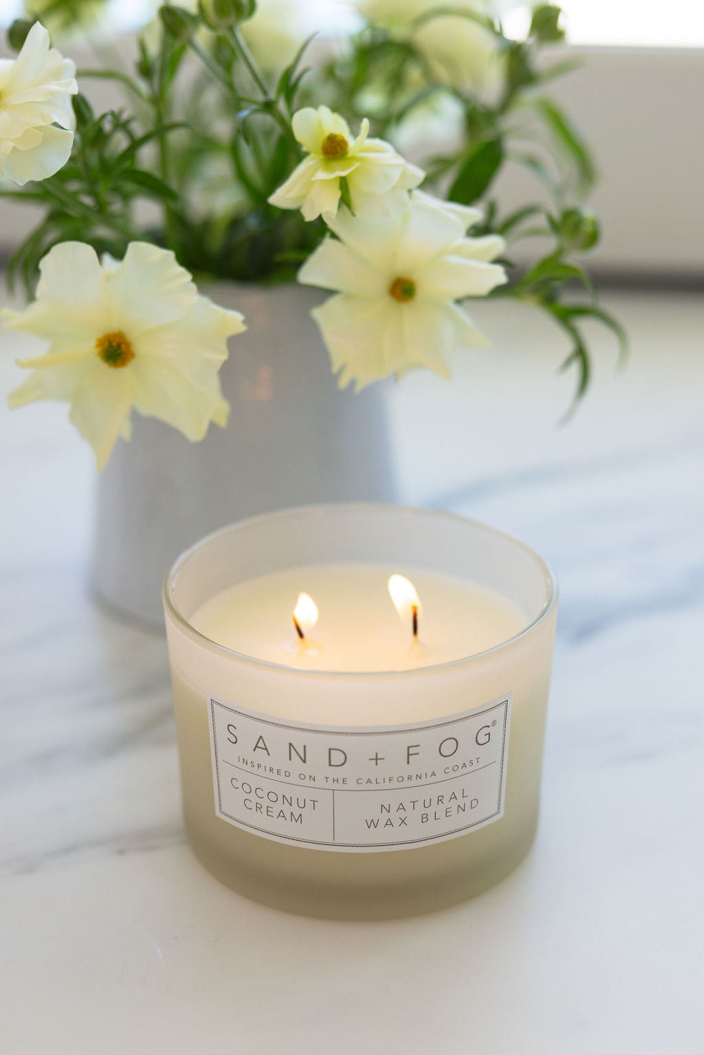 Coconut Cream 12 oz aromatic scented candle