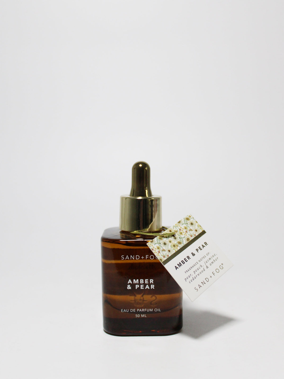 Amber & Pear 50 ml Luxurious Perfume Oil Dropper