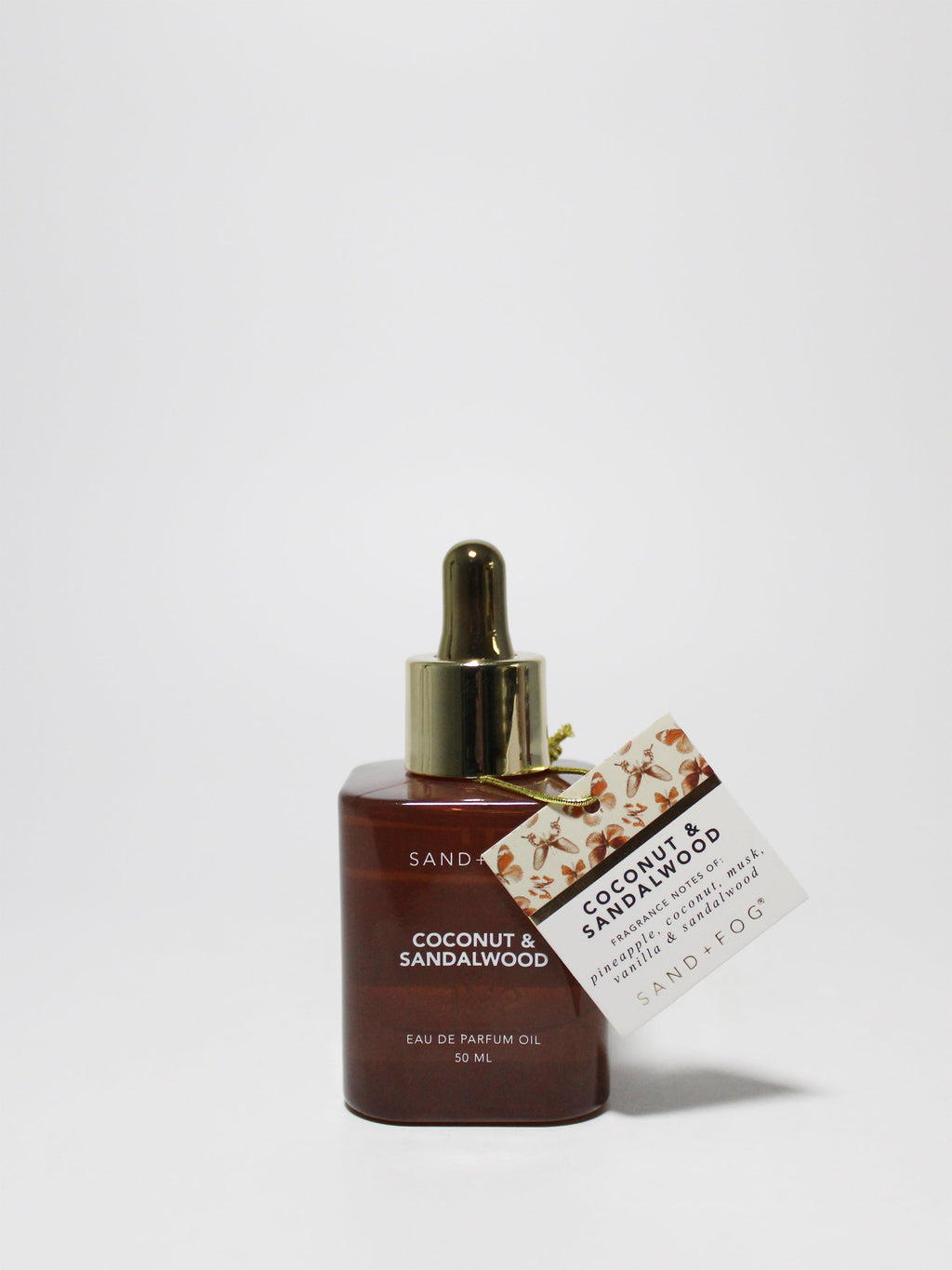 Coconut & Sandalwood 50 ml Luxurious Perfume Oil Dropper