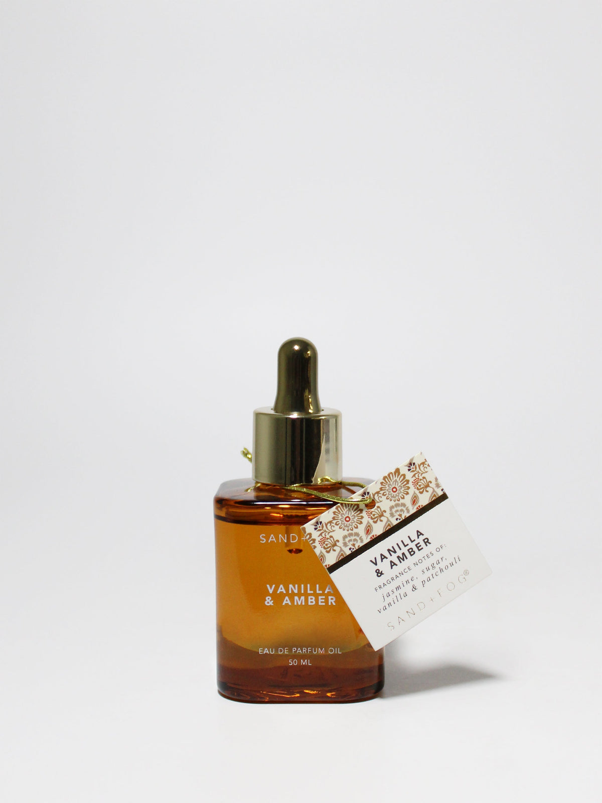 Vanilla & Amber 50ml Luxurious Perfume Oil Dropper