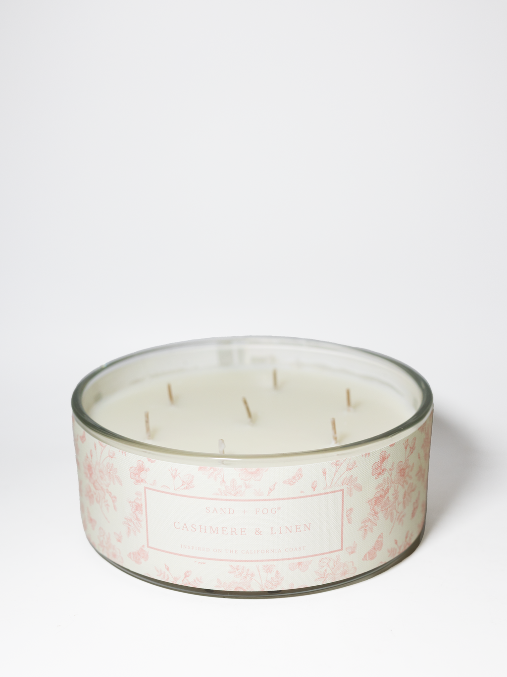 Cashmere & Linen 34 oz aromatic scented candle