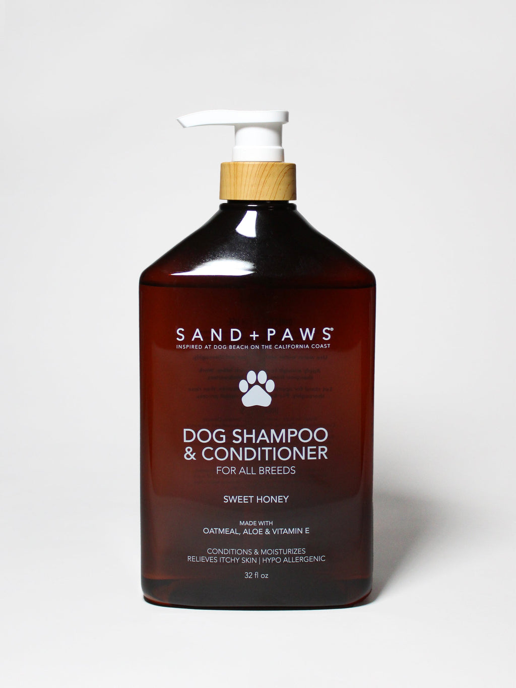 Sand + Paws Gentle Pet Shampoo & Conditioner - Sweet Honey
