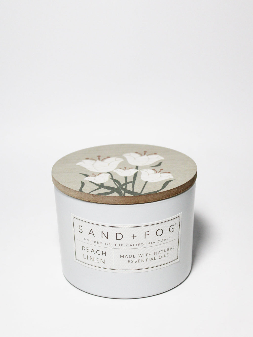 Beach Linen 12 oz aromatic scented candle