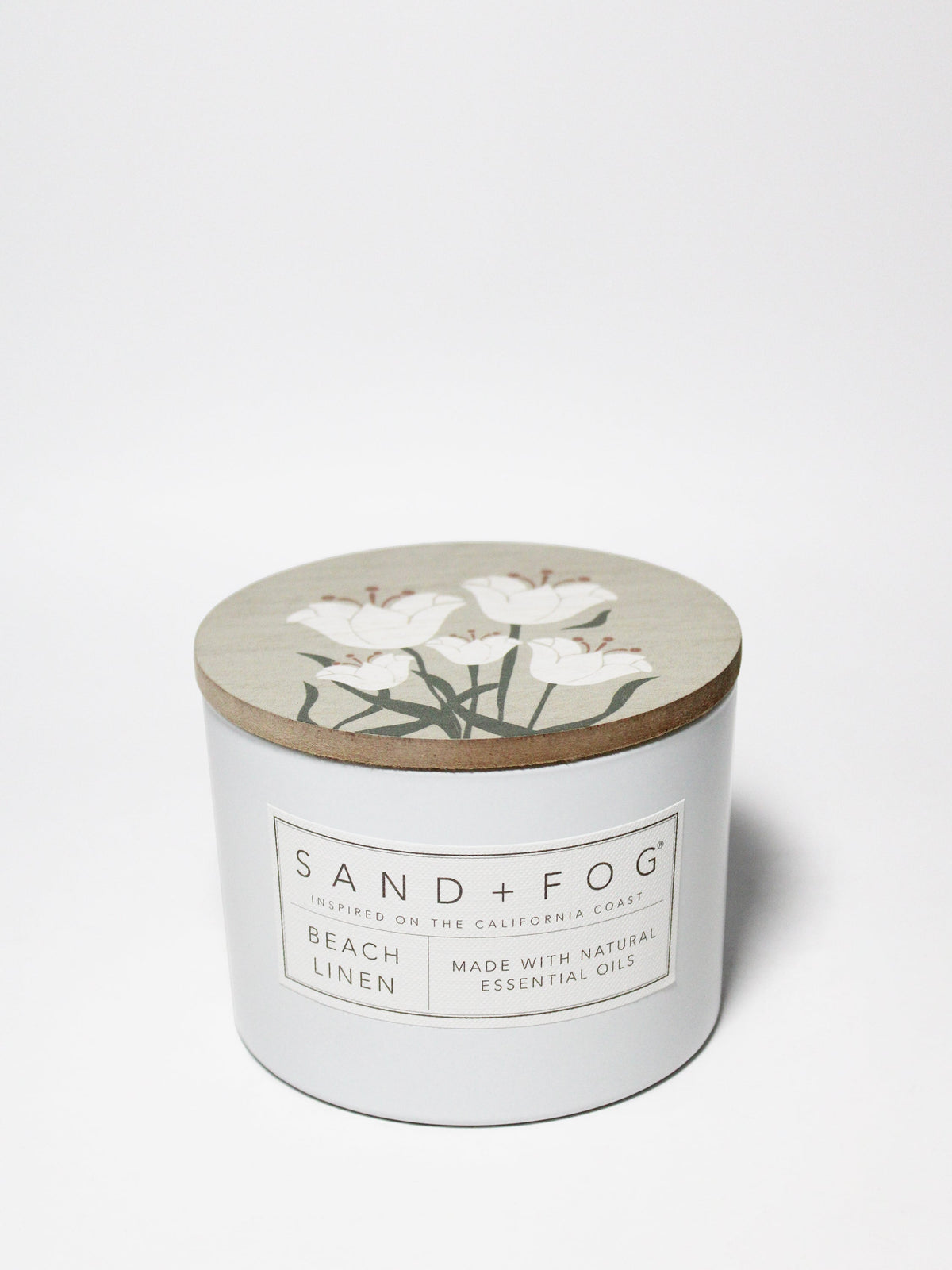 Beach Linen 12 oz aromatic scented candle