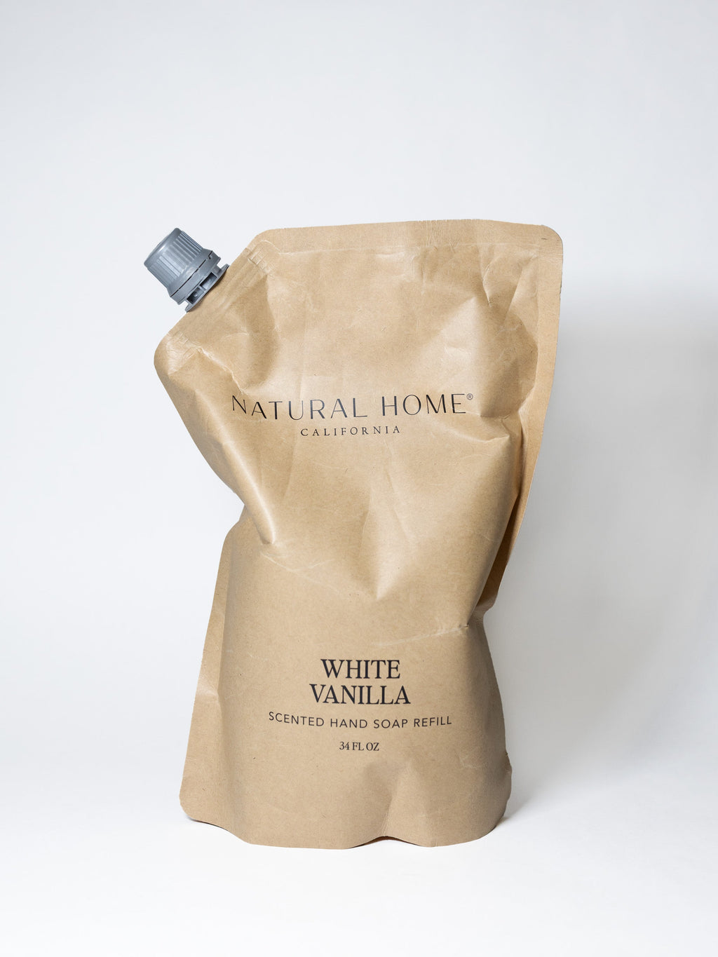 White Vanilla Natural Home 34 oz Convenient Liquid Hand Soap Refill Bag